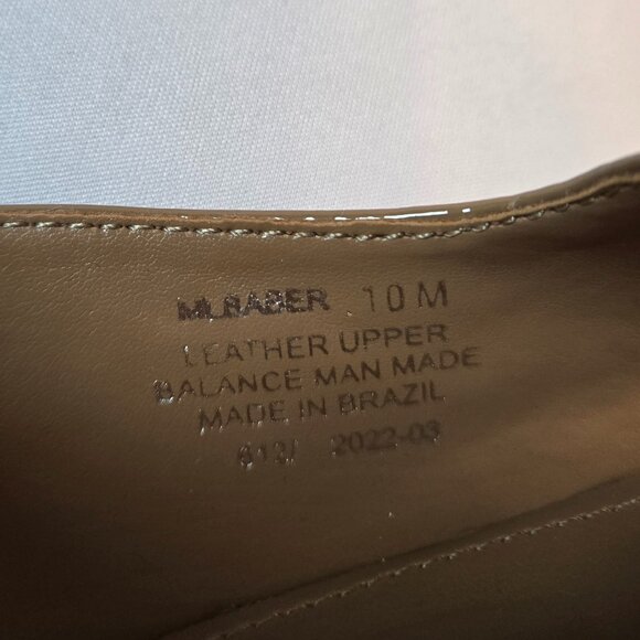 MARC FISHER LTD Women's Baber Slip On Leather Heeled Sandal Sz: 10M Tan - Picture 9 of 9